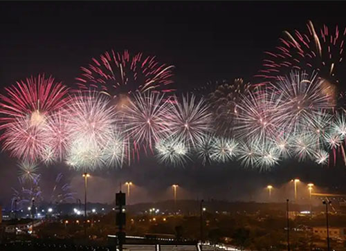 丰镇市焰火晚会